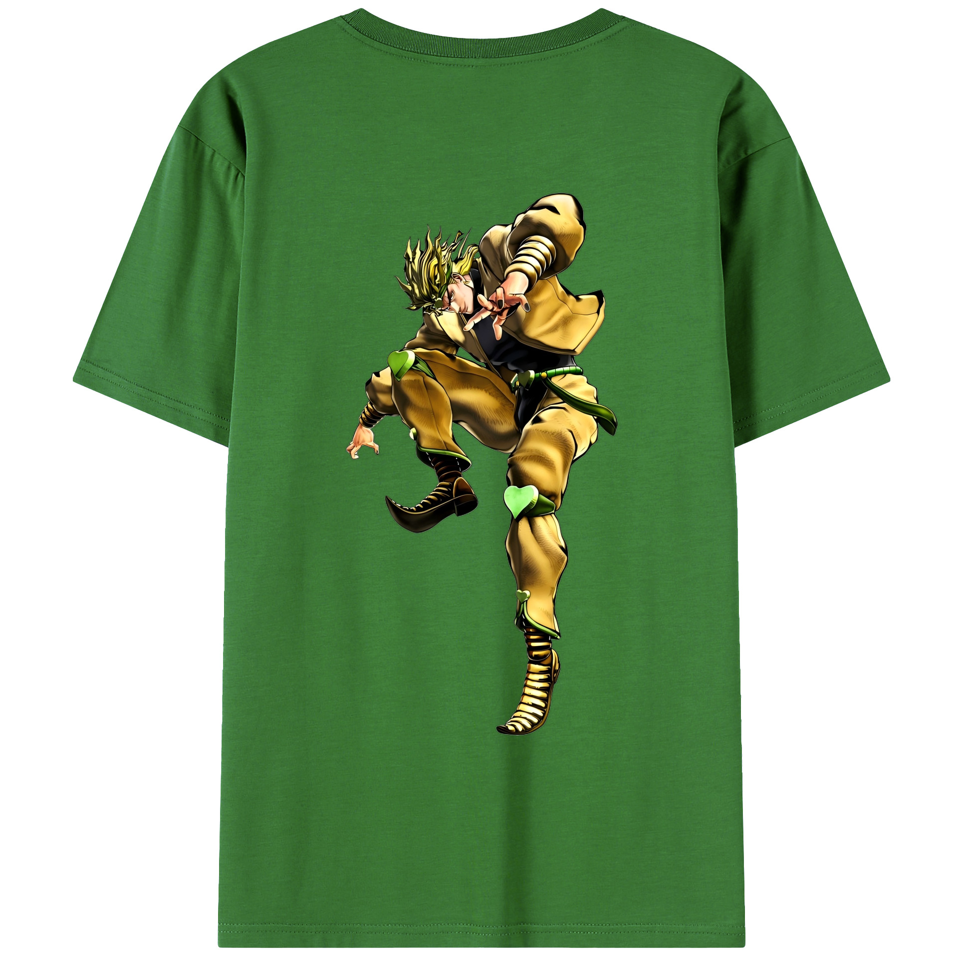 （画像用） ジョジョの奇妙な冒険 ディオ?ブランドー JoJo's Bizarre Adventure Dio Brando レディース半袖Tシャツ(バックプリント)